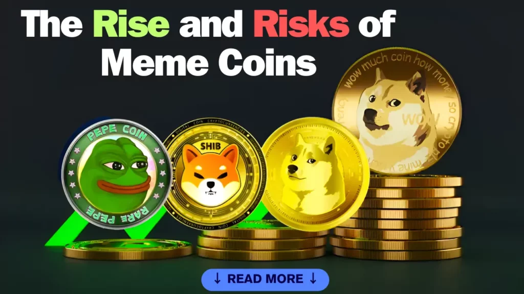 Answer meme coins, cryptocurrency, Dogecoin, Shiba Inu, Pepe Coin, meme coin scams, pump and dump, crypto market, altcoins, investing in meme coins, cryptocurrency volatility