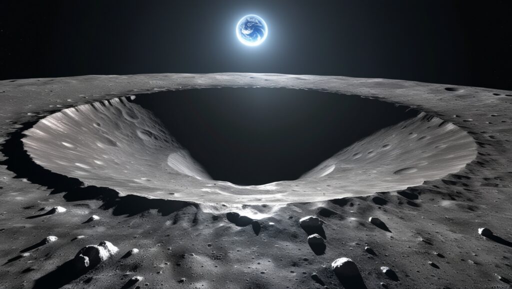 Crater on the Moon