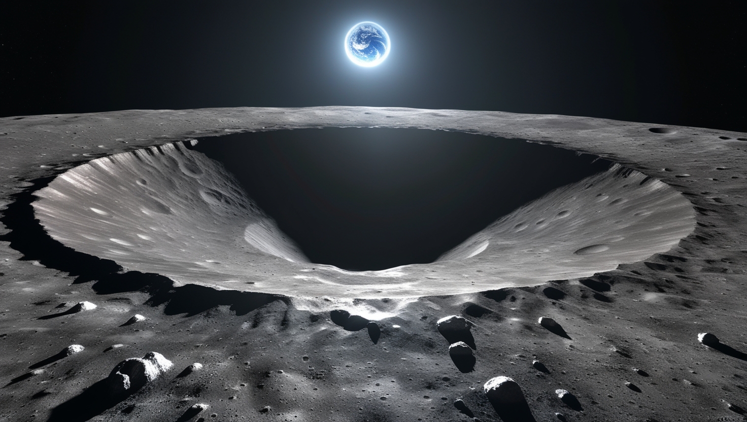 Crater on the Moon